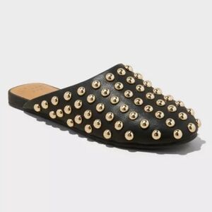 A New Day Channing Slip On Mule Flats With Memory Foam Insole New Without Box